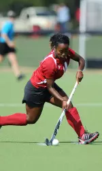 Sophomore Shareyna Chang scored her first goal of the season at the 38:44 mark in the game.