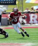 Senior safety Mitchell Evans was a game captain three times last season.