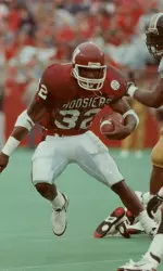 Anthony Thompson scored three times against Iowa in 1988.