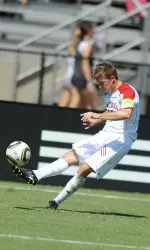 Andy Adlard scored Indiana's only goal in a 2-1 loss at Brown on Friday.