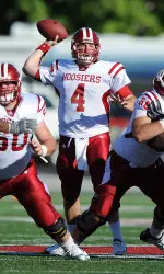 Fifth-year senior Ben Chappell threw for a career-high 366 yards and three scores.