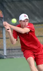 Freshman Dimitrije Tasic took second place in the top flight at the Indiana Invitational.