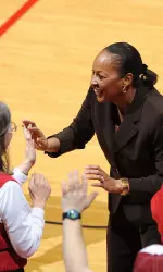 IU head coach Felisha Legette-Jack and the Hoosiers will be in Assembly Hall 16 times this year.
