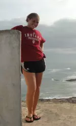 Senior Nicole Redder in Kasoa, Ghana.