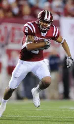 Junior wide receiver Tandon Doss had 104 receiving yards and a rushing TD one year ago at Michigan.