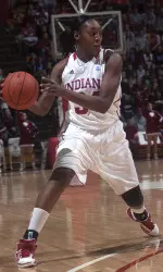 Junior Georgie Jones has led the Hoosiers in rebounding in the last two games.