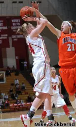 Aulani Sinclair scored 12 points for Indiana.