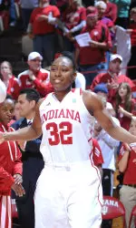 Senior All-America candidate Jori Davis netted 31 points in IU's OT win at Minnesota.