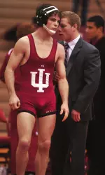 Justin Brooks (left) and assistant coach Joe Dubuque (right)