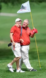 Head Coach Mike Mayer and Chase Wright