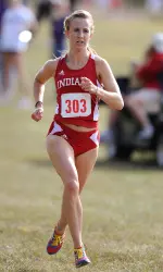 Samantha Ginther finished in fifth place to pace the Hoosier women.