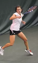 Evgeniya Vertesheva moves on in the singles main draw at the ITA Regionals.