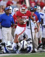 Sophomore wide receiver Kofi Hughes took seven snaps in the Wildcat formation against Wisconsin.