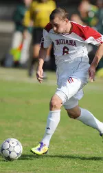 Chris Estridge tallied his third goal of the season to give IU a 1-0 lead in the first half.