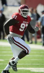 Defensive tackle Larry Black, Jr., and the Hoosiers will face Wisconsin on ESPN2.