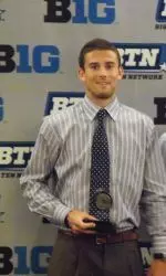 Senior Tommy Meyer was named to the All-Big Ten first team Thursday night.