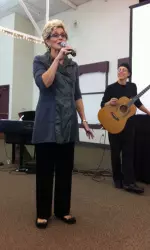 Sylvia McNair at the Salvation Army's Kettle Kickoff.