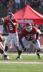 Offensive lineman Bernard Taylor was recognized on three Big Ten All-Freshman teams.