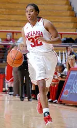 Junior Jasmine McGhee finished with 20 points and seven rebounds.