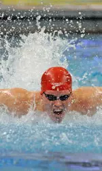 James Wells was eighth in the 200 backstroke and 400 free relay on Sunday.
