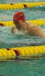 Eric Ress has qualified for tonight's championship final in the 200 individual medley after setting a school record of 1:44.07 in prelims.