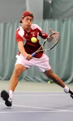 The Hoosiers got a key win from Stephen Vogl and Josh MacTaggart at number one doubles.