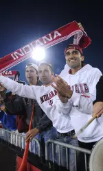 Fans are invited to watch the Hoosiers take on an alumni squad on Saturday, March 26 at 7:30 p.m. at Memorial Stadium.