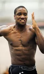 Terrance Turner ran the 40-yard dash at Indiana's Pro Day on Thursday.