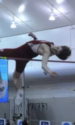 Derek Drouin highlighted the meet for the Hoosiers at the NCAA Indoor Championships, winning his third NCAA high jump title with a Canadian National Record.
