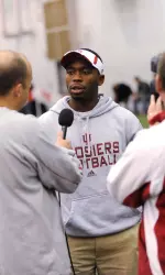 Brandon Shelby is the Hoosiers cornerbacks coach.