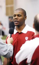 Deland McCullough joined the IU staff as running backs coach on March 2.