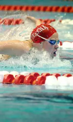 Senior Brittany Barwegen will swim the consolation final of the 200 butterfly tonight.
