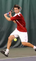 Junior Jeremy Langer looked very impressive in IU's win over Michigan State.