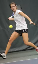 Evgeniya Vertesheva defeated No. 63 Sam Critser of Michigan in straight sets on Saturday afternoon.