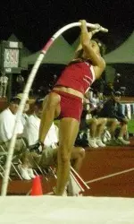 Vera Neuenswander won the women's pole vault.