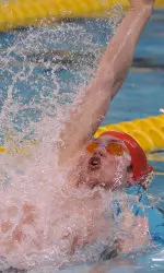 Eric Ress was runner-up in the 100 backstroke and 200 backstroke at the NCAA Championships last week in Minneapolis.