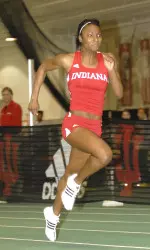 Kelsey Duerksen, Aireonna Bailey, Arianne Raby and Chelsea Blanchard shed nearly three seconds off IU's best time of the season, finishing in 11:20.28.