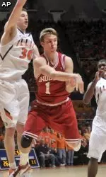 Jordan Hulls broke IU's consecutive free throws record late in the second half.