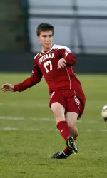 Indiana posted a 5-2 victory over Evansville Friday night in a spring exhibition match.