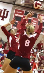 Indiana Volleyball wraps up its spring schedule this weekend with a visit to Louisville.