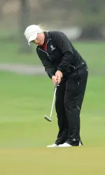 Junior Kristtini Cain was the top Hoosier finisher at the Lady Buckeye Spring Invitational, placing tied for 28th.