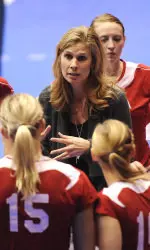 Indiana Head Volleyball Coach Sherry Dunbar