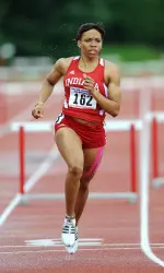 Ann-Marie Clarke won the 400m hurdles, clocking a time of 1:00.29 to win by more than a seconds.