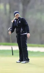 Junior Kristtini Cain posted a top-30 finish at her first Big Ten Women's Golf Championships.