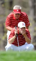 Head Coach Mike Mayer and Chase Wright