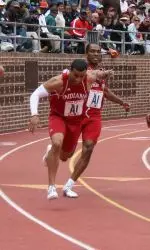 Devin Pipkin anchored the Hoosiers to finals in the 4x100 and 4x200.