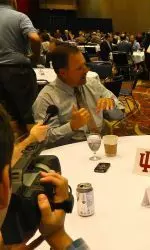 Head Coach Kevin Wilson and seniors Damarlo Belcher, Max Dedmond and Jeff Thomas met with members of the media to discuss the upcoming season on day two of the Big Ten Media Days.