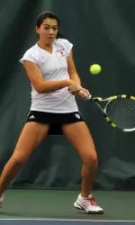 Day one of the ITA Summer Circuit is in the books, and IU's Kayla Fujimoto and Katie Klyczek are still alive in the main draw.