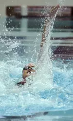 Junior Taylor Wohrley finished 19th in the 100-meter backstroke Wednesday at the World University Games in China.