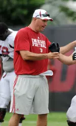 Greg Frey has coached nine all-conference honorees across the offensive line in his career.